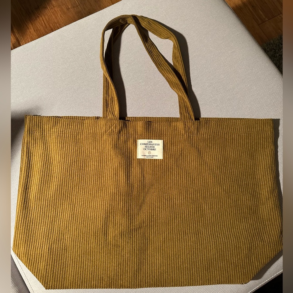 New Sezane corduroy tote bag beautiful color